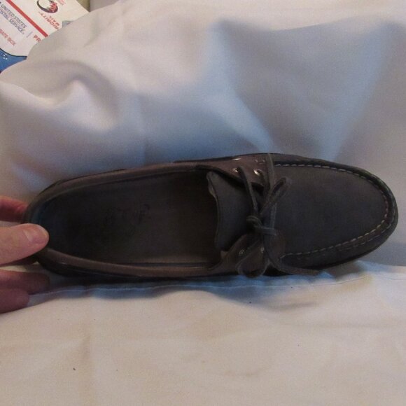 Sperry Top-Sider GOLD CUP Blue/Brown Men's 2-Eye Camino Boat Shoe Size 11 - Picture 6 of 12